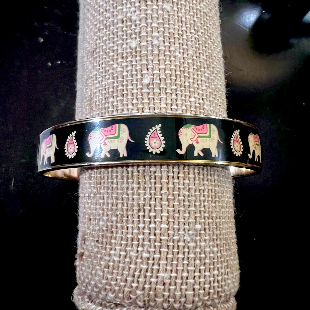 Vera Bradley Pink Elephant Bangle